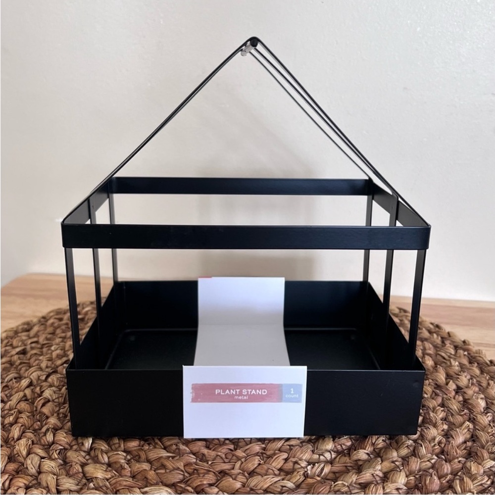 Target Bullseye Boho Black Wire House Plant Stand